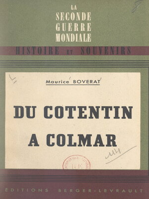 cover image of Du Cotentin à Colmar avec les chars de Leclerc
